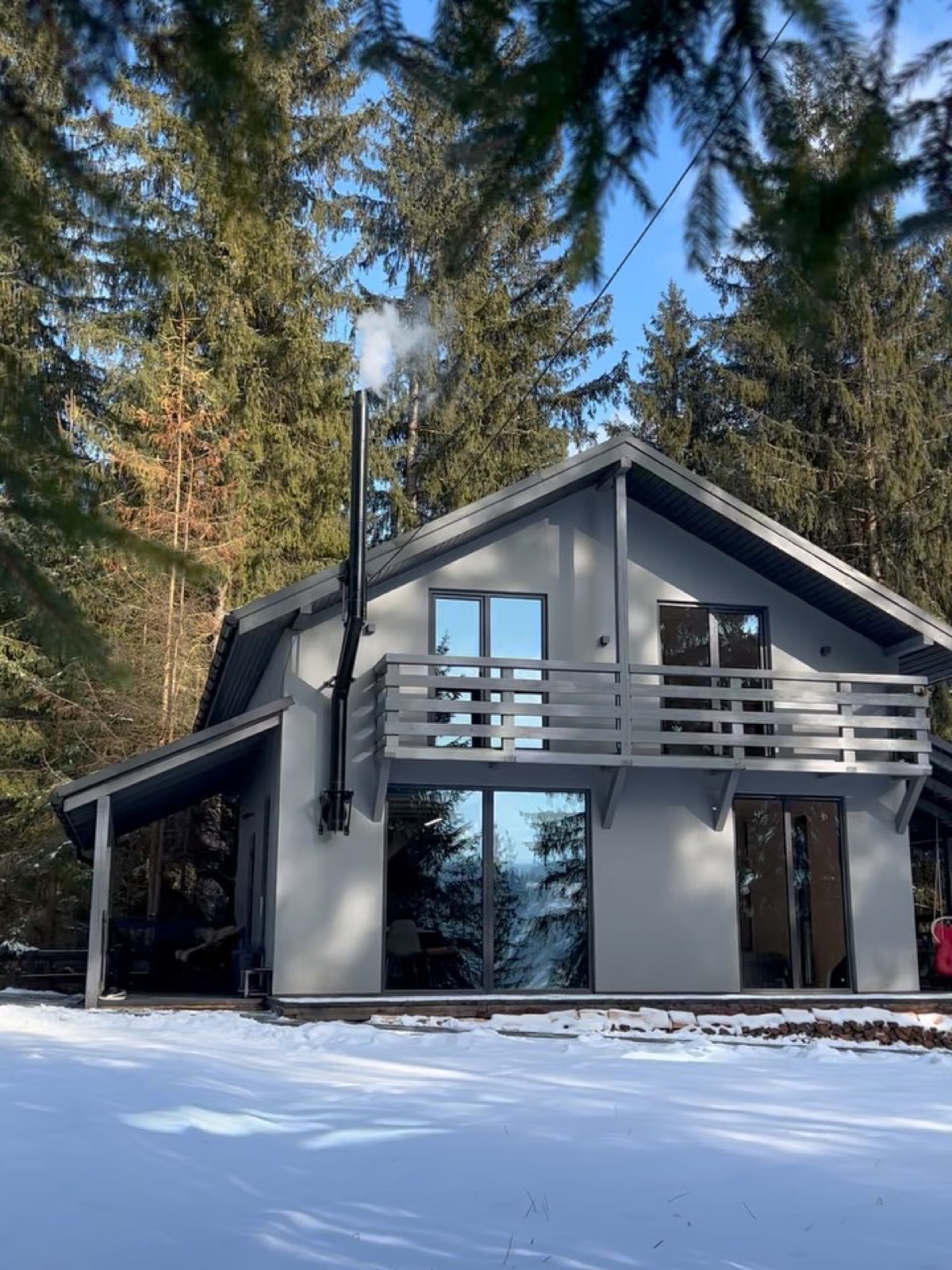Forest Gor House — зима